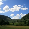 The fields and fells around Glencoyne Bay, Ullswater,