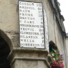 Sign on the Market Cross