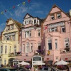 Bright colours in Sidmouth