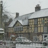 War Memorial and Fleece Inn