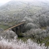 Monsal Viaduct in the Frost