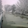 Ice on the Oxford Canal