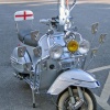English-styled Vespa at Rainham, Kent