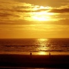 Cleveleys spring sunset