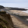 The beach from the cliffs