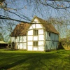 Half timbered building
