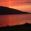 Wonderful sunset over Lochbroom and the Summer Isles