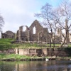 Finchale Priory on the banks of the River Wear, Co Durham