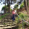 The steps leading up to St Michaels.
