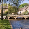 The River Windrush at Boughton-on-the-Water, Gloucestershire