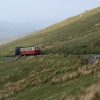 The Snowdon mountain train.