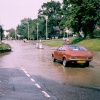 Floods Eastcote village 1984