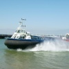 Hovercraft arriving at Ryde