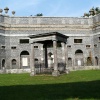 Dashwood Mausoleum and the Church of St Lawrence and Golden Ball