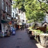The shops.