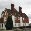 Houses in Brundall with high Chimneys.