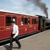 Steam Train about to leave Bodiam Station