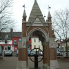 Victorian water well in the centre of town