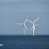 A view of turbines from Caister Beach
