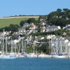 Sail boats and harbour hillside homes
