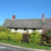 Thatched cottages opposite the Church