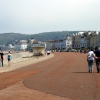 Looking down the sea front.