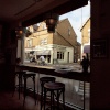 View of Jericho, Oxford, from inside a cafe.