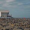 Morecambe yacht clubhouse.