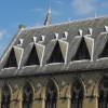 Blue sky over the Natural History Museum building