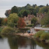 View from the footbridge at Arley near Bewdley