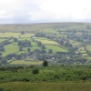 View of Widecombe in the Moor, Devon