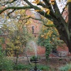 The fountain in autumn at Haden Hill Park