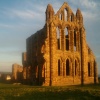 Whitby Abbey at sunrise