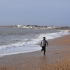 A view of Keyhaven beach December 2009