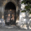 Wimborne Minster doorway