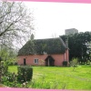 Pink houses opposite the Church