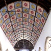 The painted ceiling.