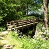 Bridge over a stream.