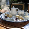 Cream tea for two