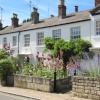Nineteenth century cottages near the river