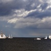 Tall ships sail by