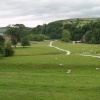 The grounds of Bolton Abbey, Yorkshire.