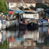 Multicoloured Boatyard.