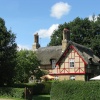 Pretty thatched house