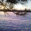 Sunset in the Snow