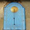 Sundial on the church porch