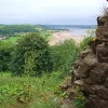 View from Llansteffan Castle.