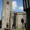 XII century Holy Trinity Church in Much Wenlock