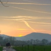 Sun set over Mam Tor