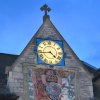 Detail of the clock on the Buttercross